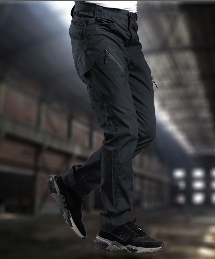Foreign trade cross-border direct supply IX9 instructor tactical pants, loose multi-pocket pants, work pants, multi-pocket outdoor military enthusiast long pants pic 5
