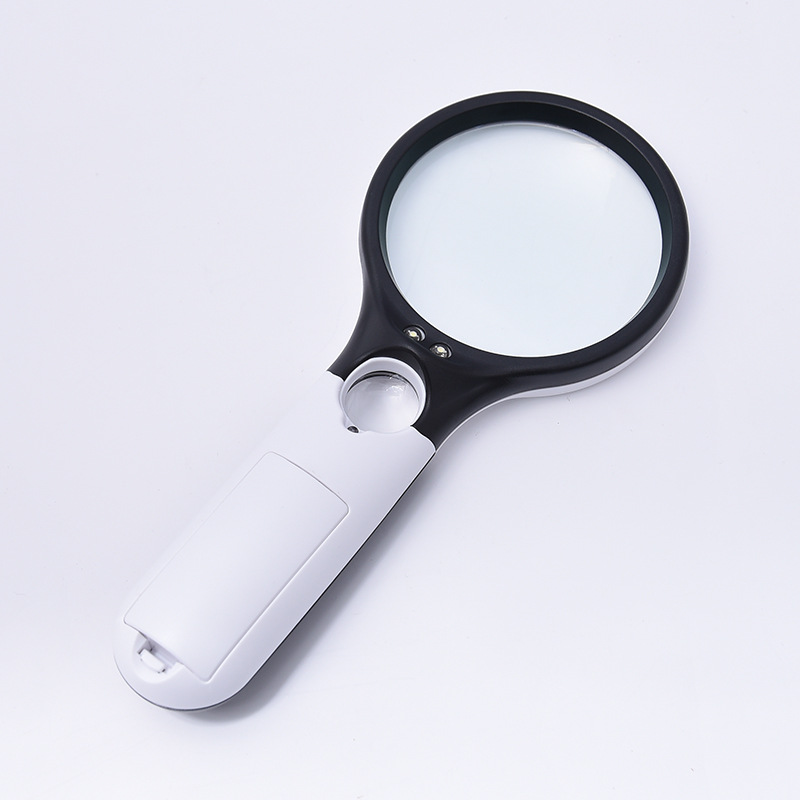 MG6902A handheld reading magnifying glass, dual-light magnifying glass with LED lighting, reading glass manufacturer wholesale pic 7