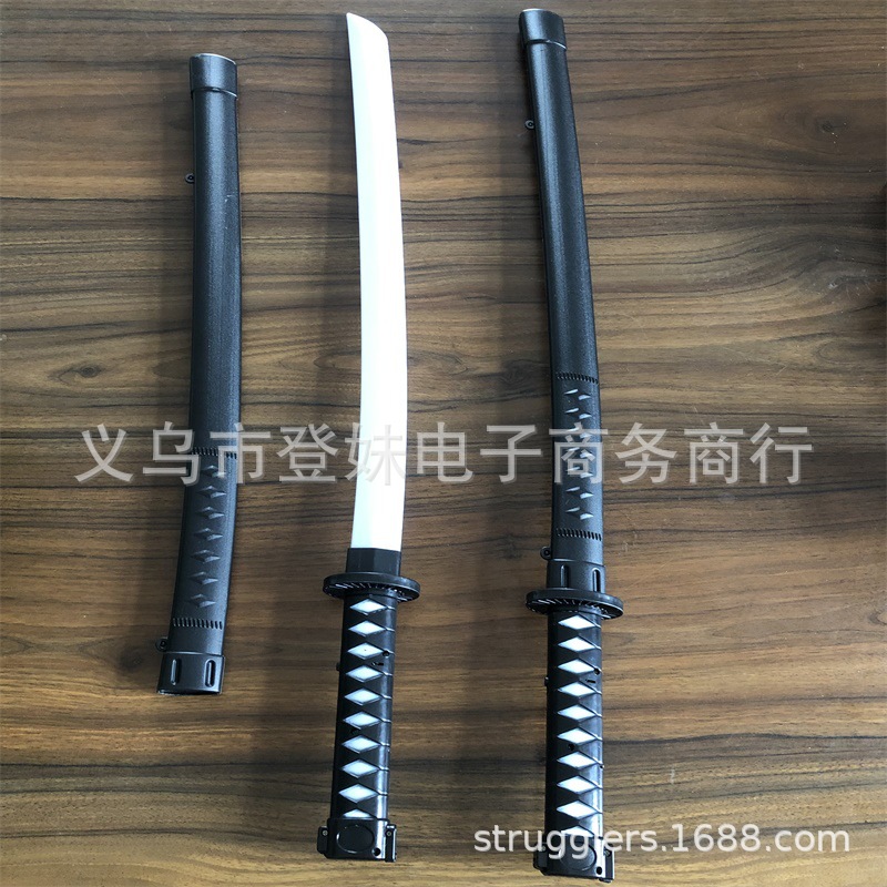 发光武士剑大号67CM发光武士刀带剑鞘儿童益智刀剑玩具批发详情11