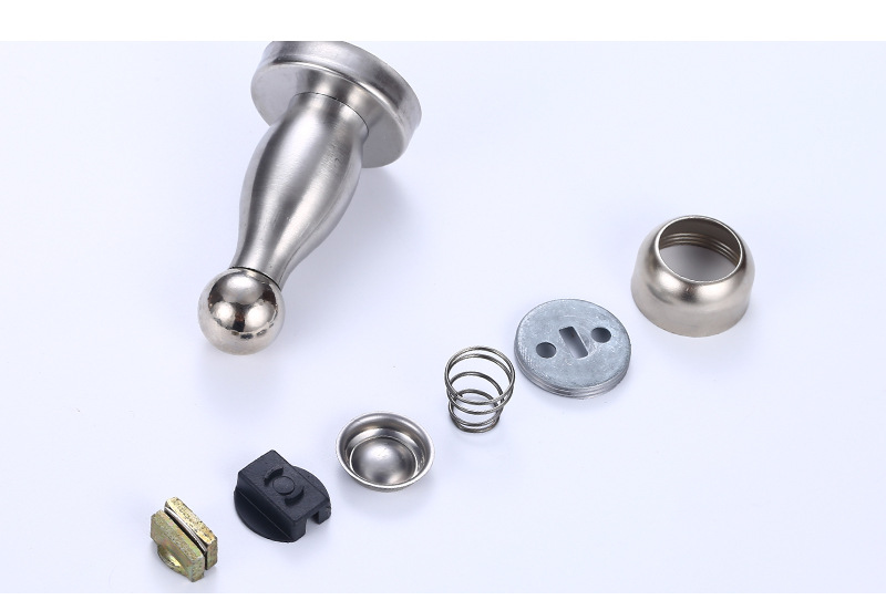 Stainless steel door stops for hotel engineering room doors, anti-collision and anti-wind strong magnetic wall stops for bedroom wooden doors and bathroom door stops pic 15