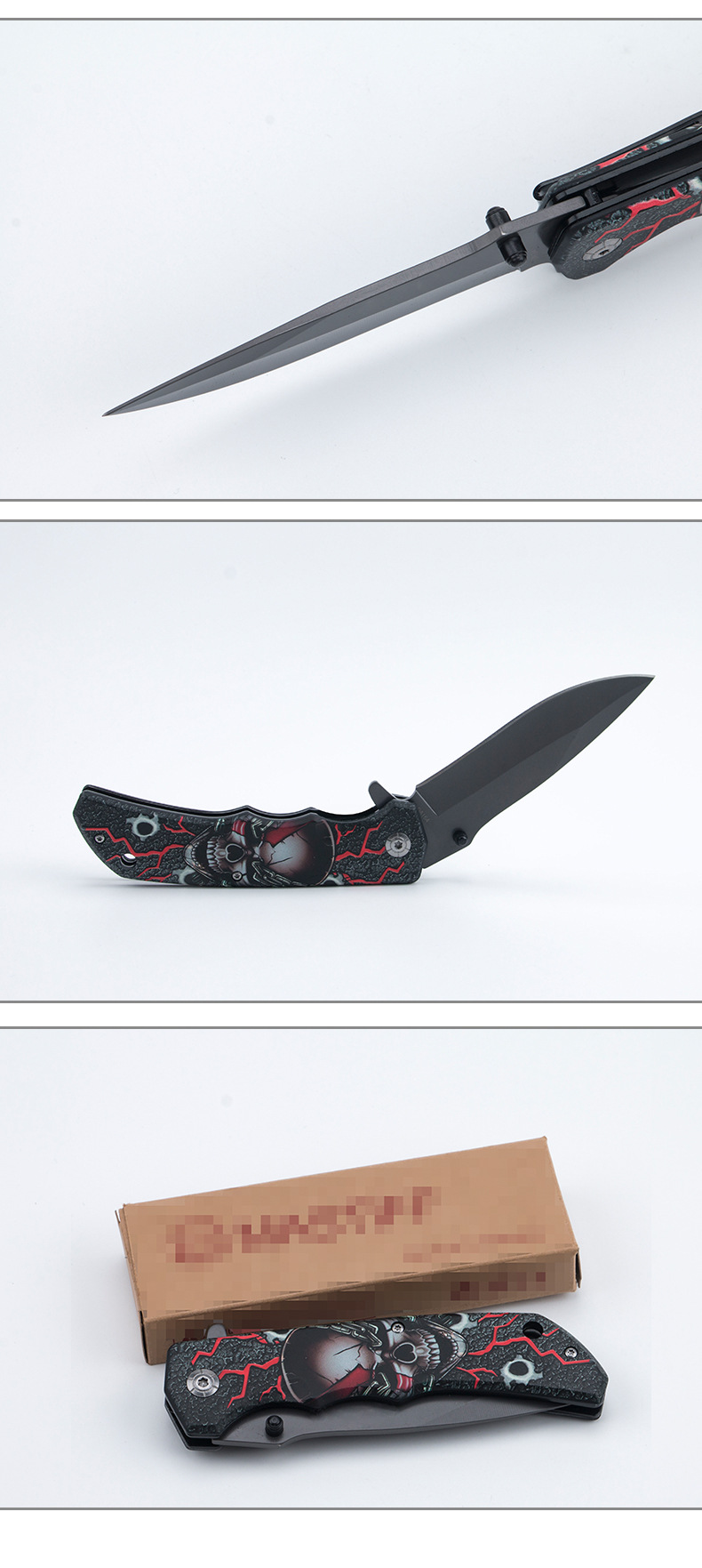 Outdoor folding knife DA164, camping tactical knife, high-hardness self-defense mini knife, multi-functional survival knife pic 4