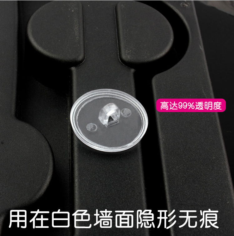Gancho de viscosa cortina de puerta de 3cm gancho pegajoso decoración techo de succión cortina de perlas transparente pequeño techo pegajoso bandera colgante accesorios para colgar techo interior colgante pedestal colgante pegado pedestal para tiendas cortina de perlas soporte fijo para tiendas bandera colgante simple colgante pequeño pic 3