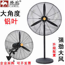 工业风扇立式落地扇摇头商用大功率电风扇工厂车间壁挂式牛角扇详情5
