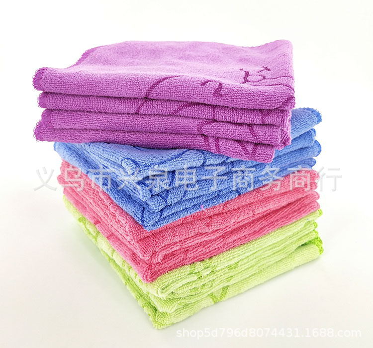【 Zone 3-7 】 Hanging square towels 100 per pack 4000 per piece, one-yuan fiber square towels, face towels, soft absorbent quick-drying hand towels, face towels, hanging dish towels, scouring pads pic 1