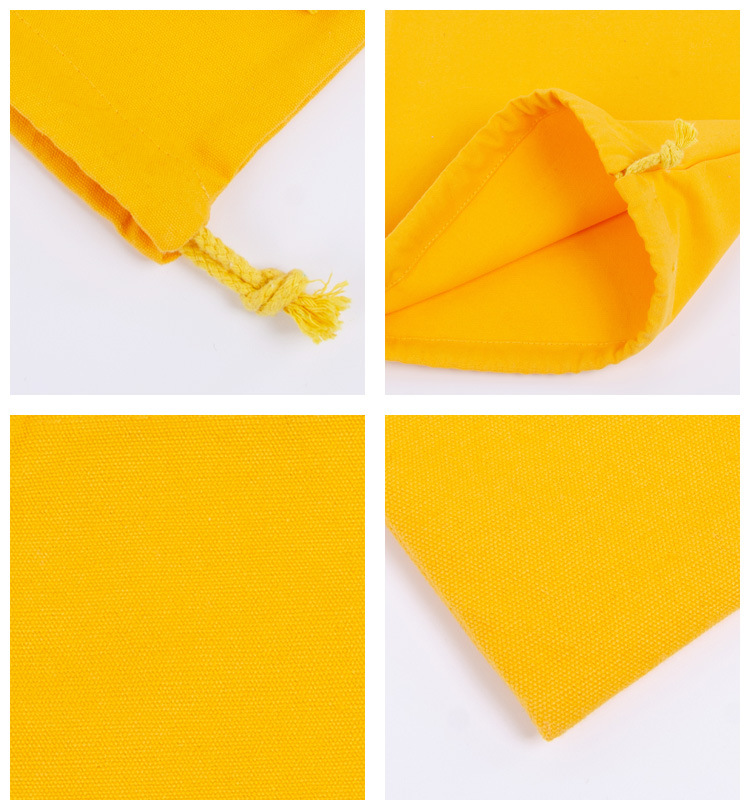 Wholesale and in-stock white drawstring cotton drawstring bags, blank eco-friendly gift packaging, storage canvas drawstring bags pic 35
