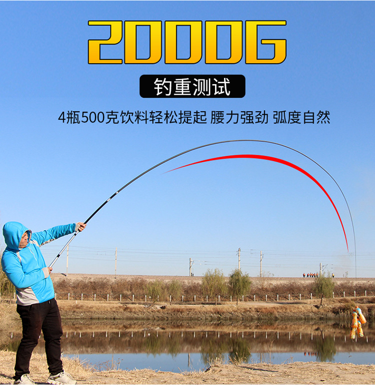 Carbon carp fishing rod, fishing rod manufacturer, long section platform fishing rod, 28-tone fishing gear platform fishing rod, lure fishing rod pic 5