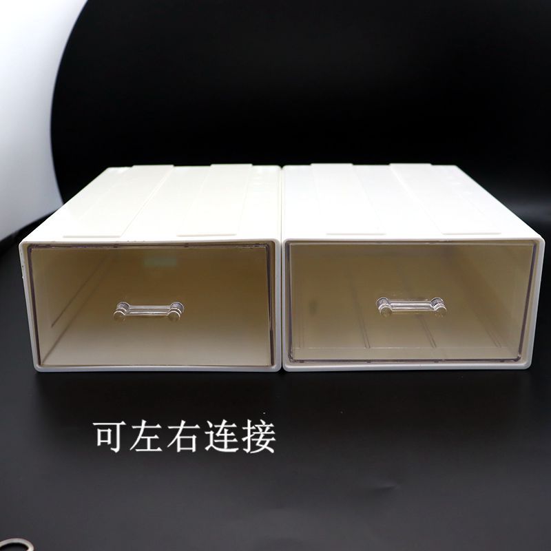 亚马逊多功能塑料抽屉收纳办公桌杂物仓库整理盒可无限组合密封详情22