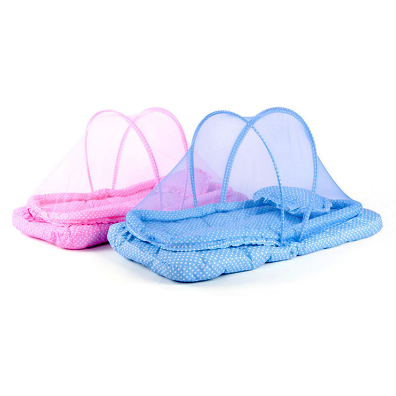 跨境爆款婴儿蚊帐新款宝宝折叠式带棉垫蚊帐床儿童卡通防蚊床批发详情35