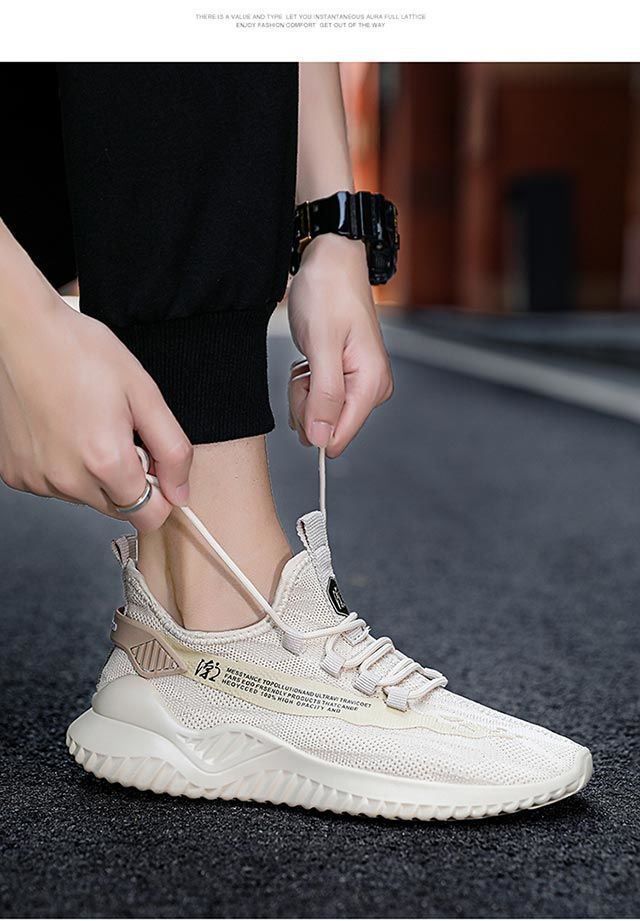 2025春季夏季新款男鞋网面透气休闲鞋青少年运动鞋飞织鞋男鞋批发详情25