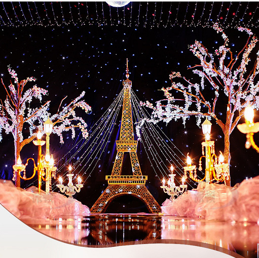 Led星空幕布婚庆背景 星空布 星光布 婚礼演出舞台背景幕布详情26