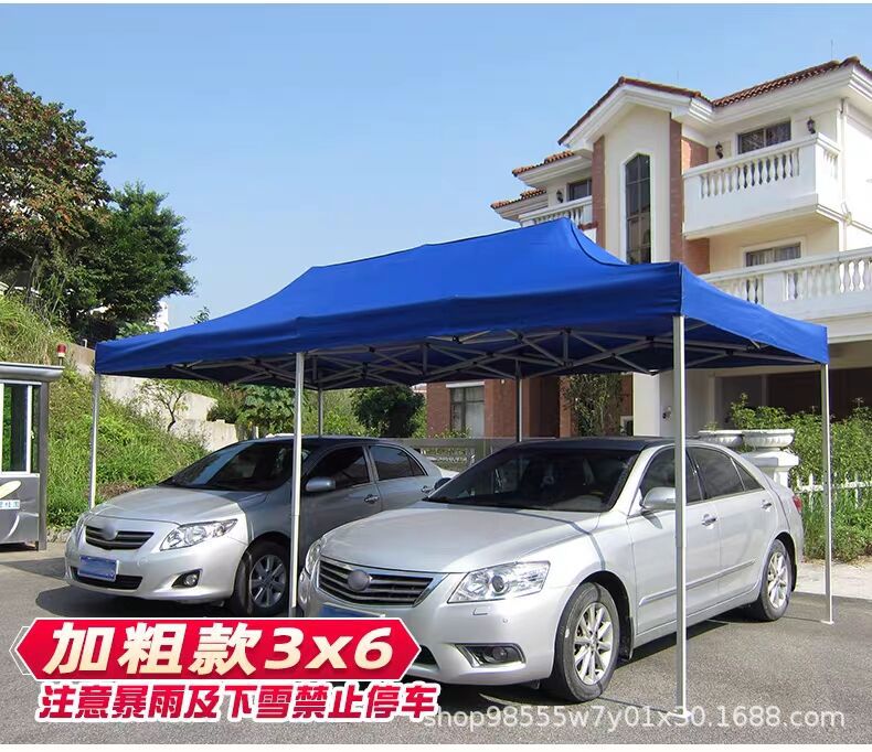 Outdoor advertising sunshade, folding four-corner retractable tent, advertising umbrella, windproof and rainproof, large umbrella for setting up stalls, four-legged tent pic 23