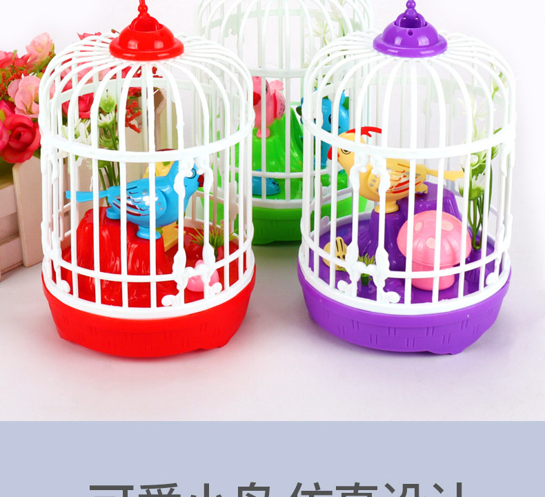 Voice-controlled luminous birdcage, birdcage, pigeon cage, wooden birdhouse, huge parrot warm nest, pet birdhouse, home decoration pic 3