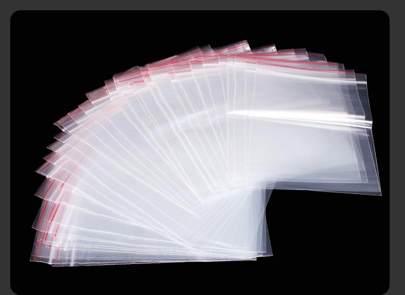 Wholesale of transparent thickened pe plastic self-sealing bags, sealing bags, dust-proof bone bags, jewelry and food packaging bags in stock pic 22