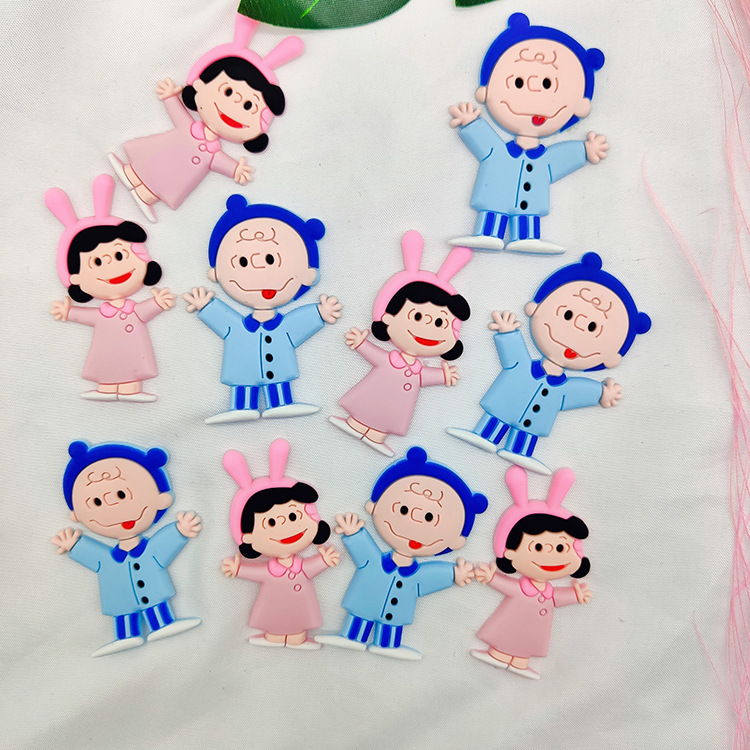 Cute cartoon DIY clothing, accessories, phone cases, patches, decorations, soft rubber, PVC hairpins, hair clips and other categories are carefully selected pic 1