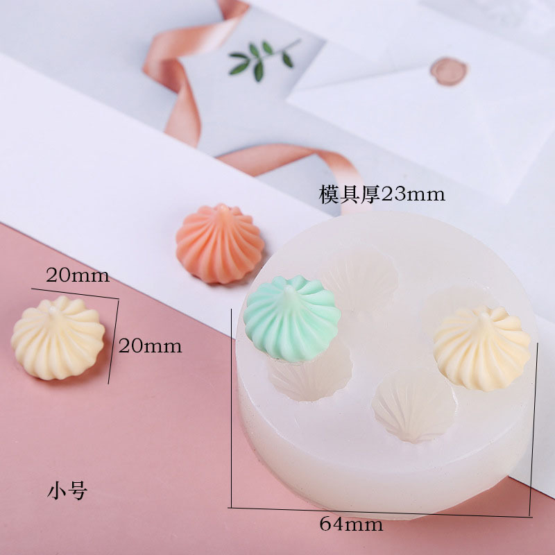 4寸圆形蛋糕香薰蜡烛diy西点烘培小清新风仿甜品蜡烛制作硅胶模具详情9