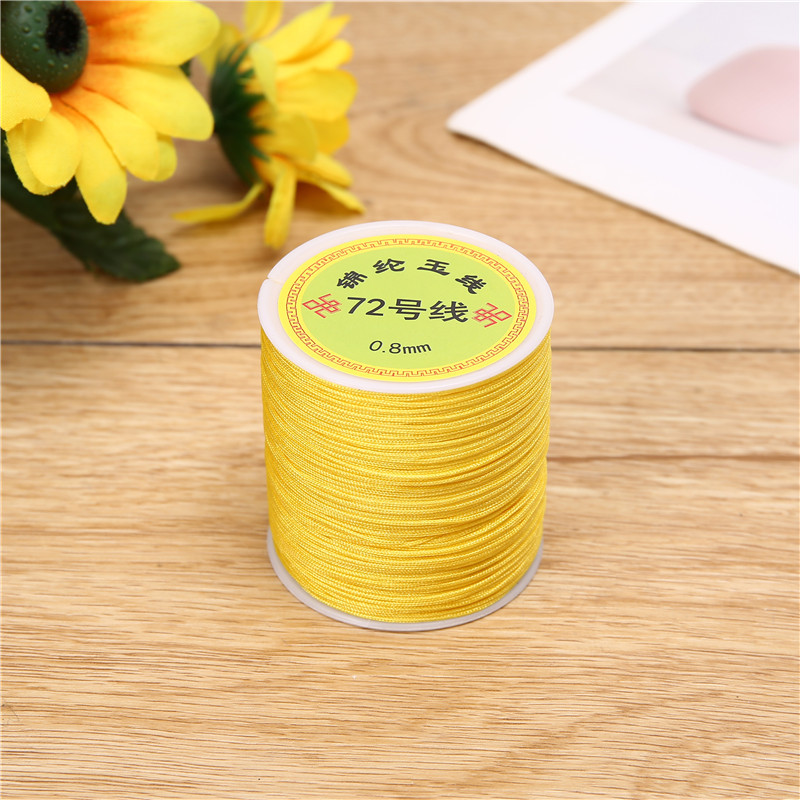 100-meter axis DIY handcrafted beaded thread, No. 72 jade thread, red rope, hand-woven thread, Chinese knot thread, multi-color direct supply from the manufacturer pic 13