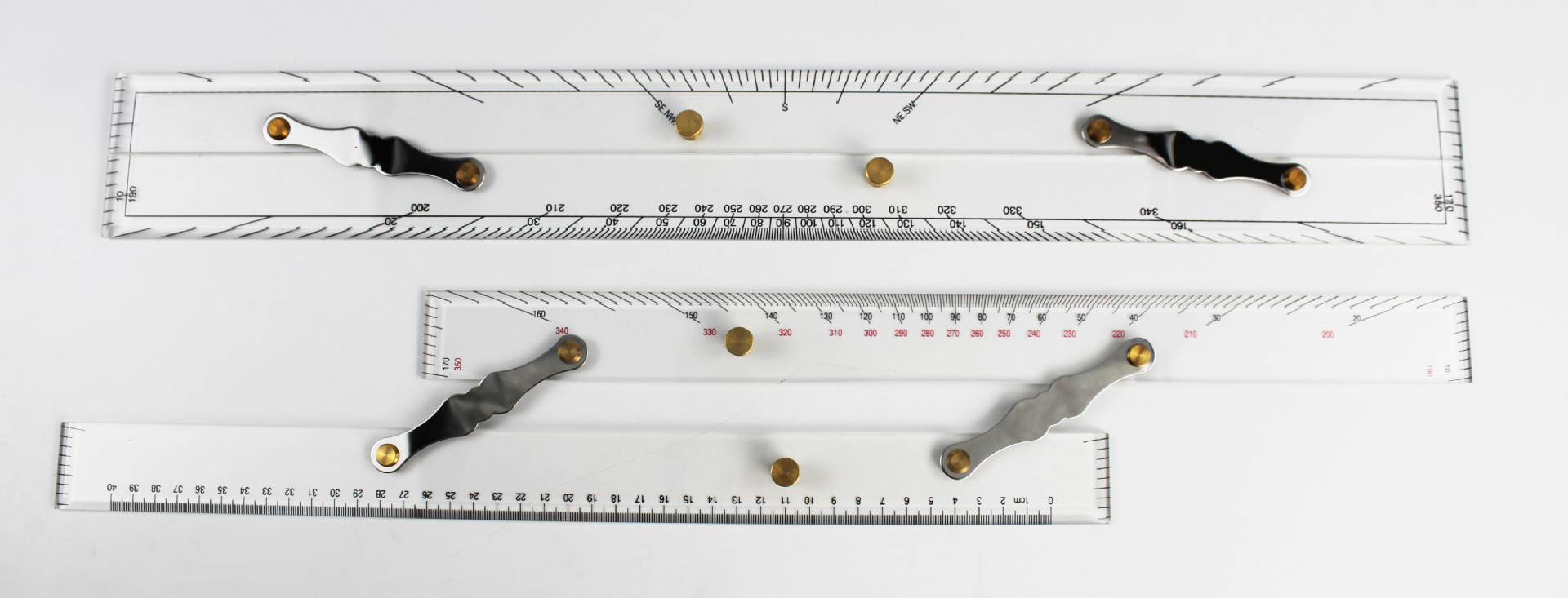 宇球船用平行尺分拉航海平行直尺角度多功能海图平行尺600mm450mm详情11
