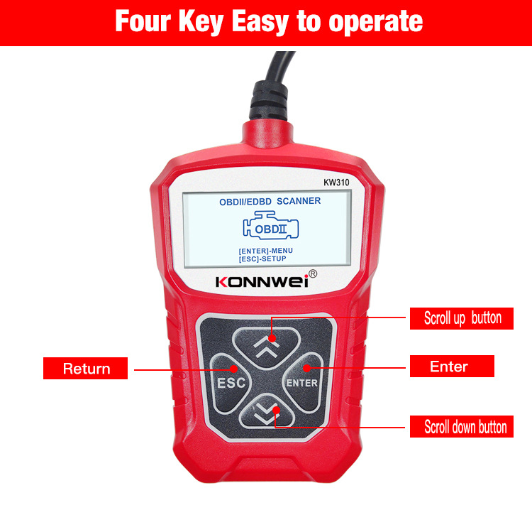 KONNWEI KW310 obd automotive fault detector Automotive diagnostic tool code reading Card elm327 obd2 pic 5