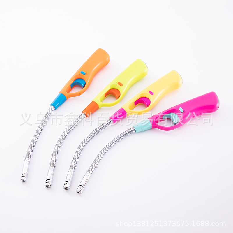 亚马逊明火加长点火器厨用煤气防风打火机软管安全户外生火点火器详情10