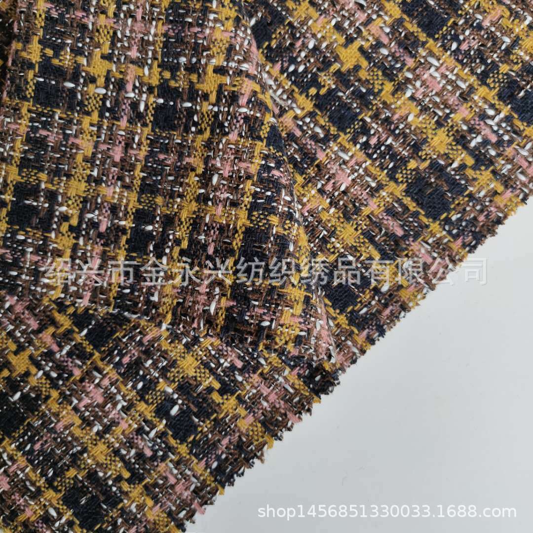 纯棉碎花布非洲布印花布料彩色格纹里布碎花织物详情9