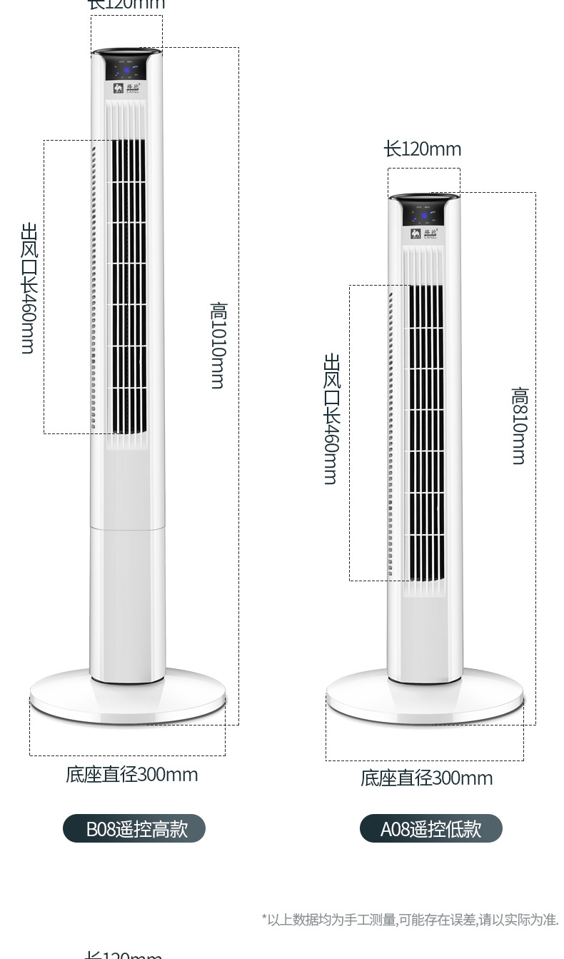 新款电风扇家用塔扇无叶静音立式电风扇落地扇摇头台式风扇电扇详情14