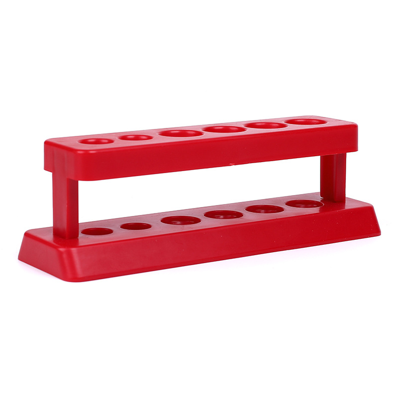 Children's science experiment set accessories Teaching AIDS six-hole plastic test tube rack, specially designed for biochemical experiments in kindergartens pic 10
