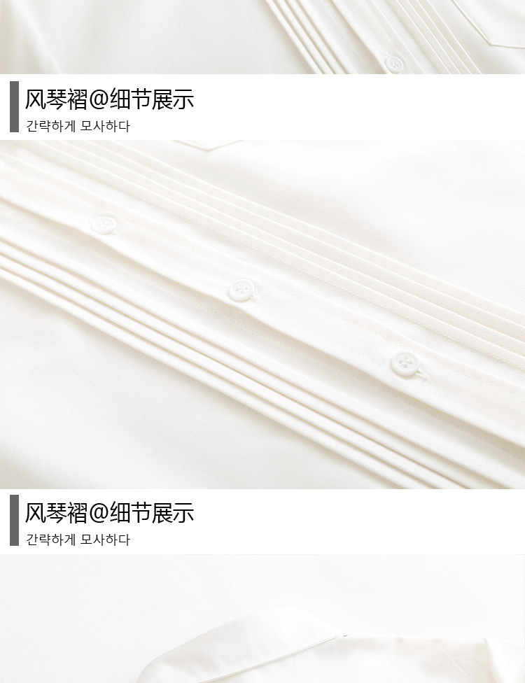 JK衬衫春夏季风琴褶基础款制服上衣长袖短袖女学生学院风现货批发详情9