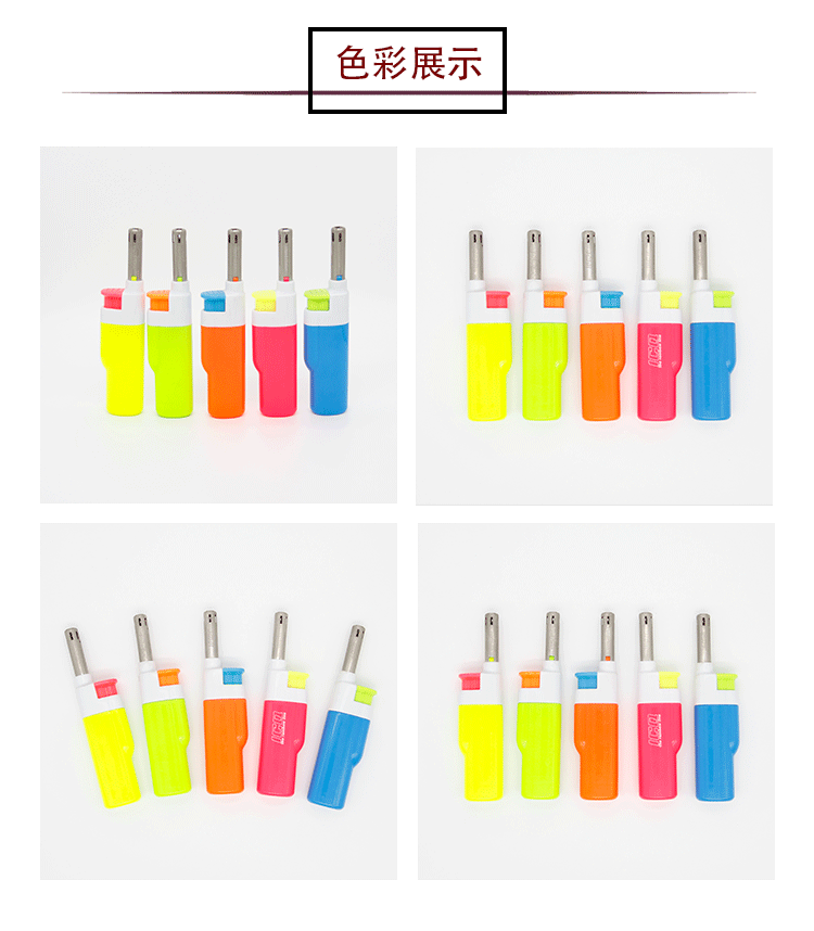 跨境现货蜡烛点烟器安全引火点火器厨用电子点火器充气小巧打火机详情6