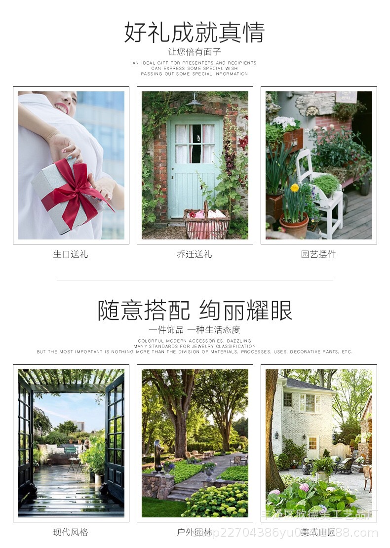 Cross-border supply, little Rabbit outdoor garden ornaments, potted plants, landscaping, bonsai sculptures, decorative items, resin handicrafts pic 11