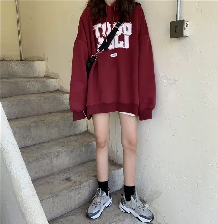 卫衣女秋冬百搭2020宽松欧美bf慵懒风加绒加厚连帽外套潮支持代发详情18