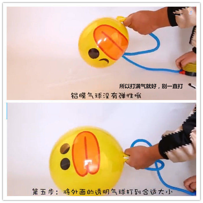 LED cartoon illuminated transparent balloon ground promotion night market Hot sale, night light Internet celebrity bubble ball with light, hot product direct sales pic 15