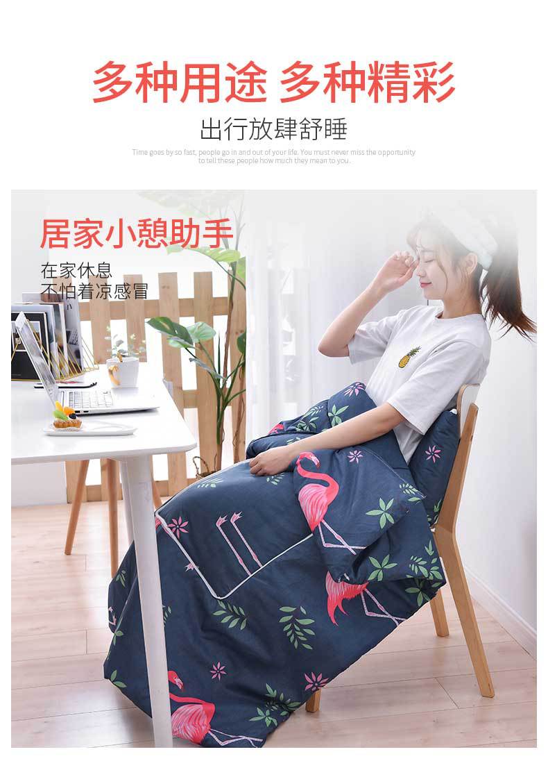 Dual-purpose pillow and quilt, spring and summer office nap pillow, gift cushion, folding multi-functional air conditioner quilt pic 11