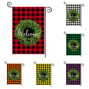 Customized cross-border Halloween couplet banner, festival decoration, polyester printed Halloween background cloth set, and hanging flag pic 41