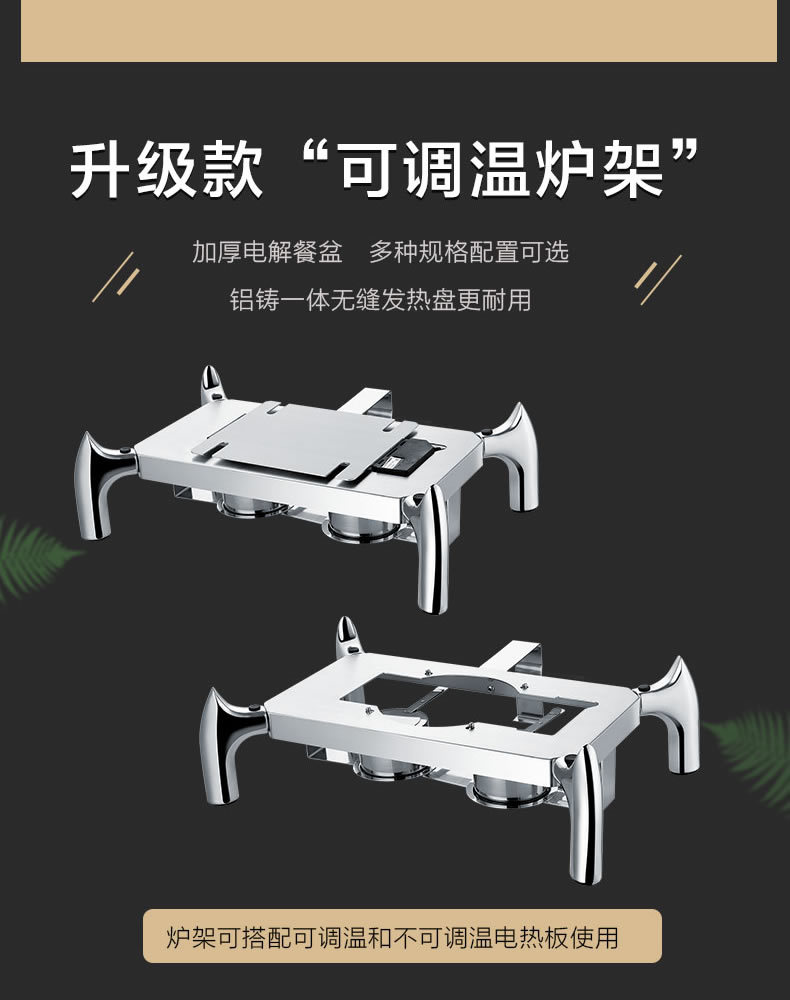 Visible rectangular mechanical buffer hydraulic glass-covered buffet stove, insulated stove, self-service breakfast stove for commercial use pic 9