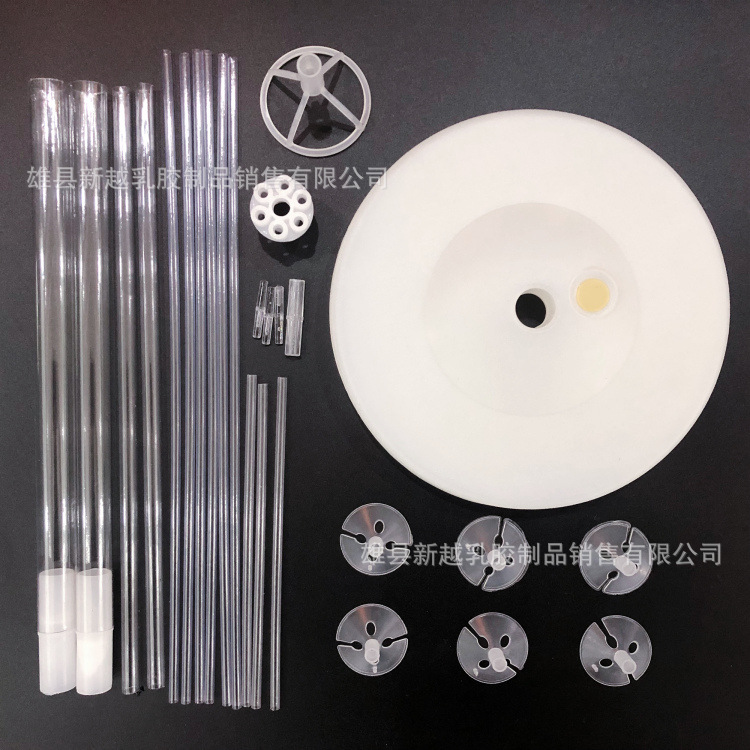 桌飘气球展示透明支架生日派对装饰布置立柱地飘路引气球地飘立柱详情9