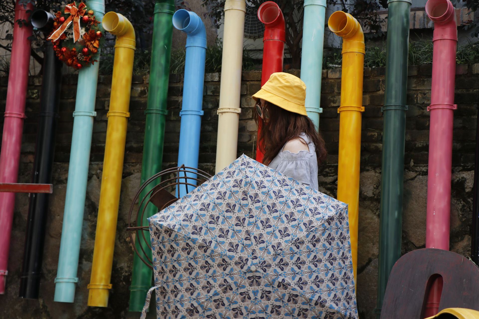 RST雨伞 日本风格遮阳伞 异域风情女士迷你五折口袋晴雨伞批发详情20