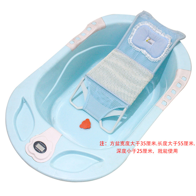 Babybathnet宝宝澡盆浴架婴儿洗澡网架兜浴网沐浴床洗澡架便携婴儿洗澡架婴儿洗澡网宝宝站立洗澡神器详情1