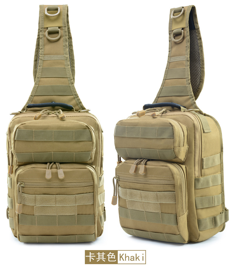  逸途 跨境军迷战术胸包迷彩单肩休闲包户外迷彩战术骑行胸挂包工厂直批详情24