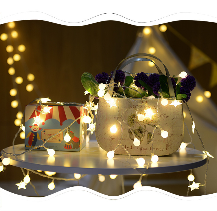 led lights, star lights, decorative atmosphere lights, Christmas copper wire lights, LED light strings, small lights, flower bouquets, camping bulb light strings pic 21