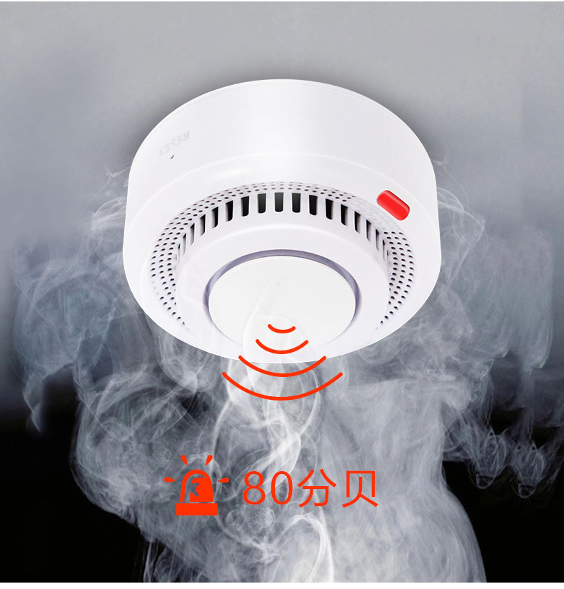 WiFi智能烟感探测器 tuya涂鸦APP烟雾传感器Smoke detector报警器详情3