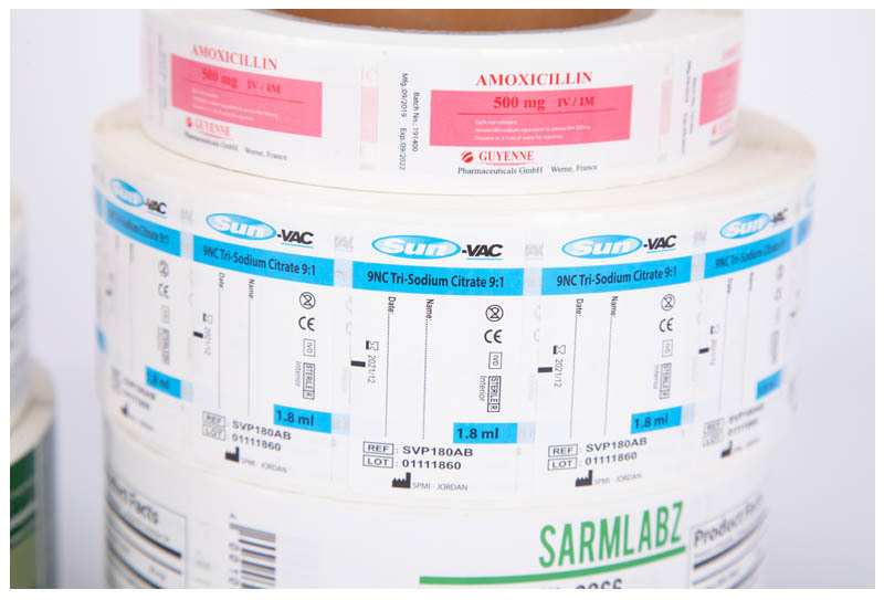 Customized color roll self-adhesive label paper, logo self-adhesive label for daily necessities, coated paper pic 10