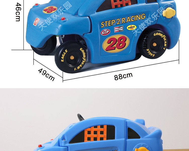 韩国进口step2儿童小房车宝宝踏行车滑行车游乐场四轮童车学步车详情30