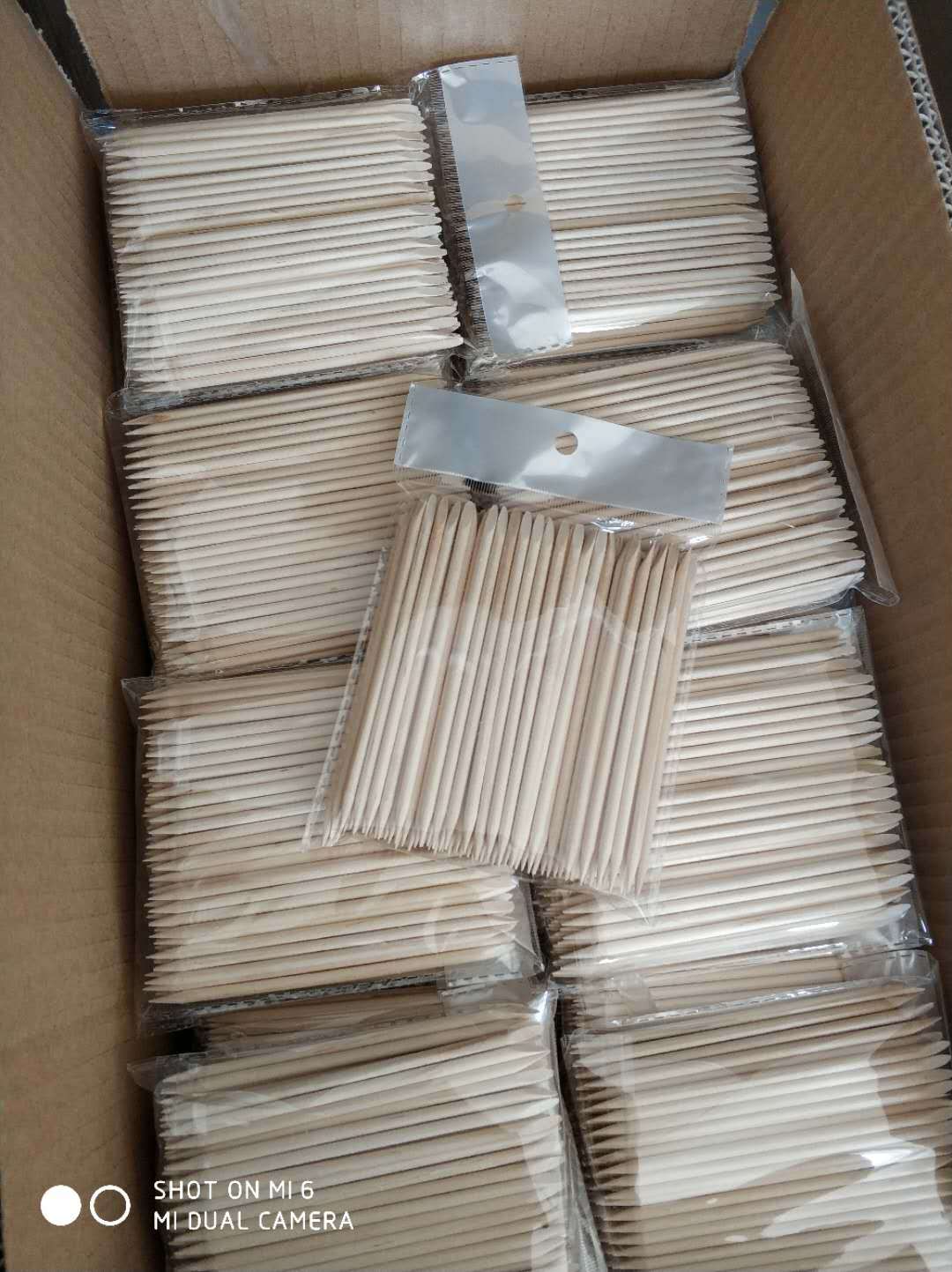 美甲桔木棒死皮推橘木棒签11.5cm点钻穿戴美甲材料木签75mm木挑详情14