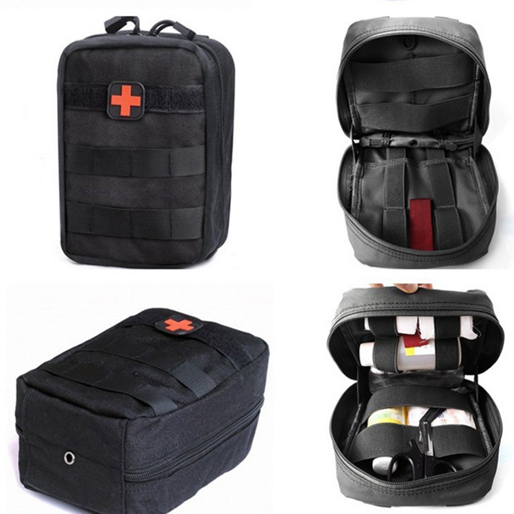 Cross-border EDC outdoor medical kit, first aid kit, life-saving storage waist bag, portable multi-functional camouflage car tactical bag pic 28