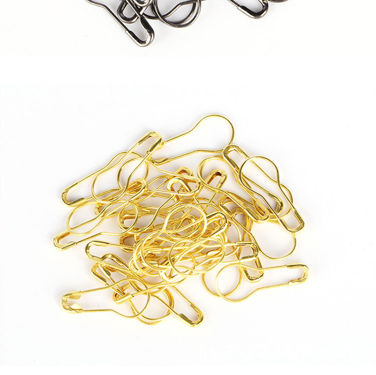 Gourd pins, iron safety pin, copper tag collar pin, colored safety pin, pear-shaped pin, direct supply from the manufacturer pic 9