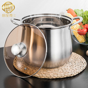 Stainless steel steamer, thickened 28CM, double-ear soup steamer, direct supply from the manufacturer, double-layer soup steamer, household gift pot pic 7