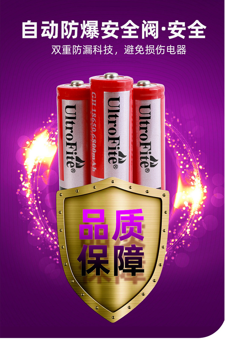 18650锂电池充电器大容量3.7v强光手电筒小风扇多功能4.2v可通用详情5