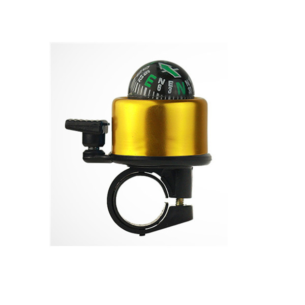 Bicycle bell, mountain bike bell, cycling equipment accessory, bell with compass, aluminum alloy, color, environmentally friendly pic 3
