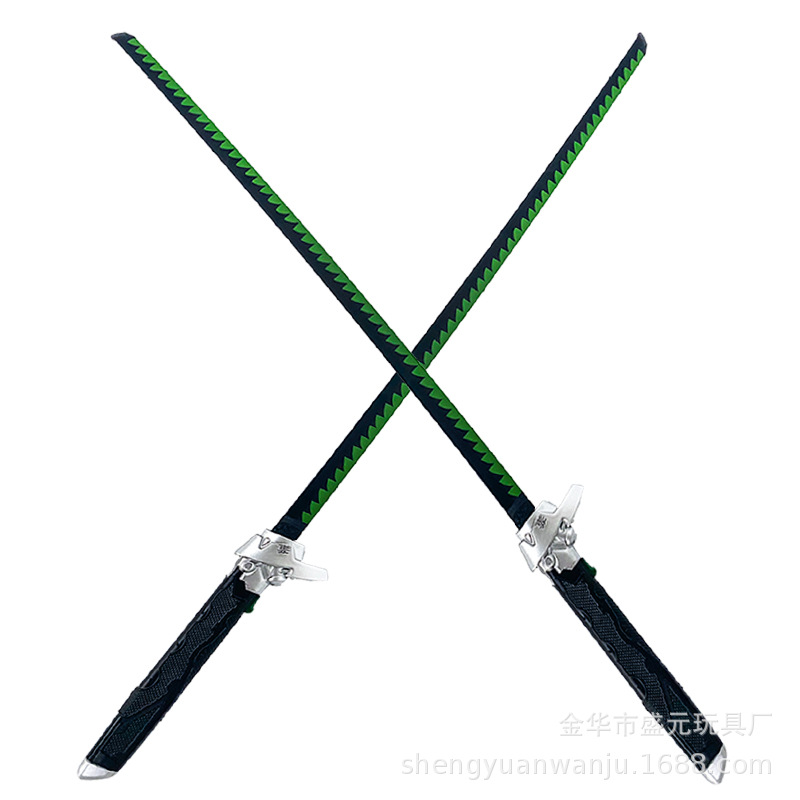 新款守望先锋源氏刀邪鬼刀PU软胶玩具剑cosplay道具模型龙一文字详情11