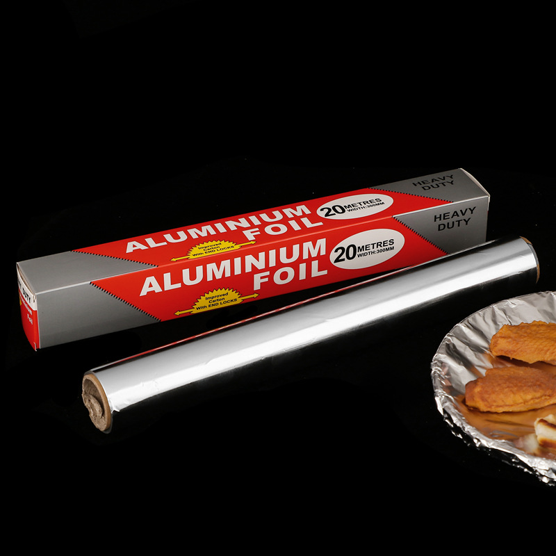 Barbecue and fish tin foil paper, household aluminum foil paper, thickened tin foil paper, kitchen baking tools, disposable barbecue paper pic 8